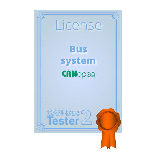 Bus system CANopen license